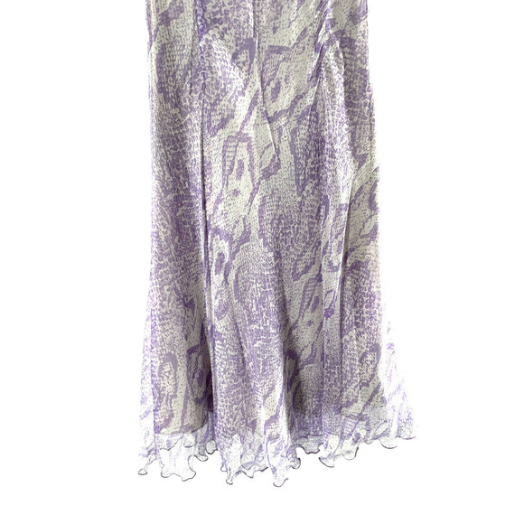 𝅺saks FIFTH AVENUE 100% SILK LAVENDER DRESS - Picture 6 of 7